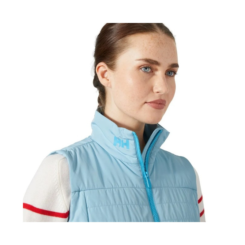 Väst Helly Hansen W CREW INSULATOR 2.0 Light Cyan