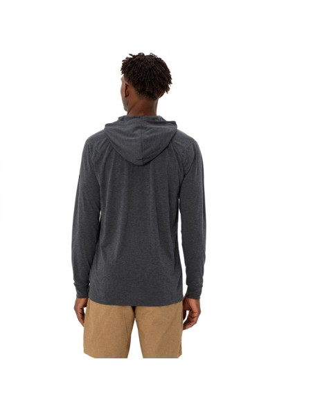 Felpa Vaude MINEO LS HOODY Phantom Black