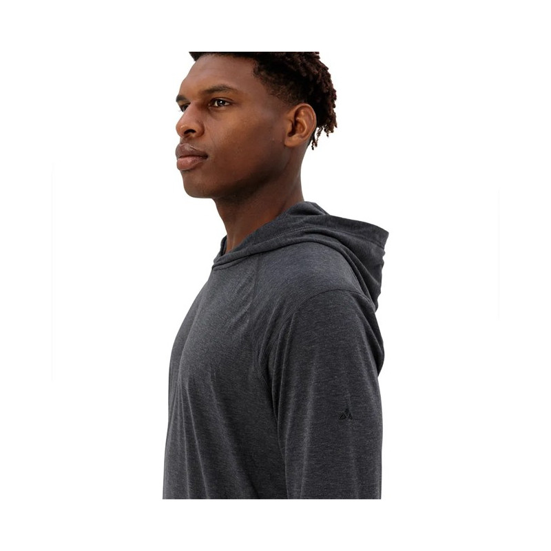 Pulóver Vaude MINEO LS HOODY Phantom Black