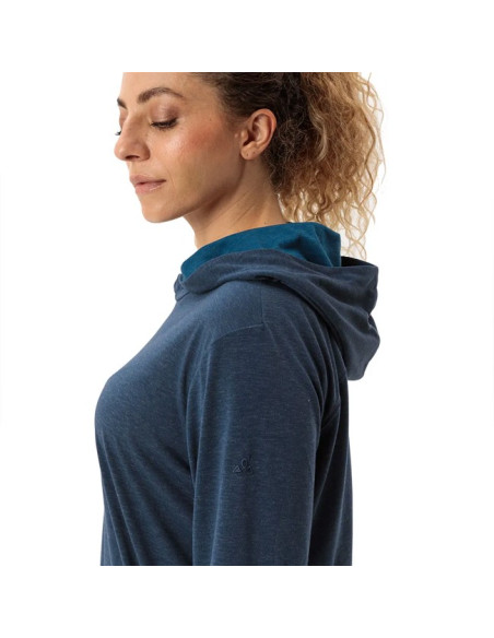 Pulóver Vaude MINEO LS HOODY Dark Sea