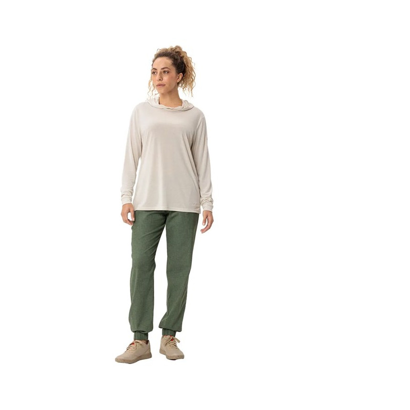 Felpa Vaude MINEO LS HOODY Ecru