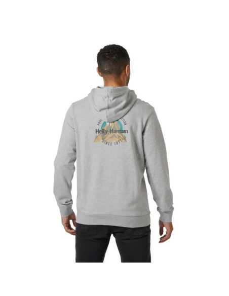 Pulóver Helly Hansen CORE GRAPHIC Grey Melange