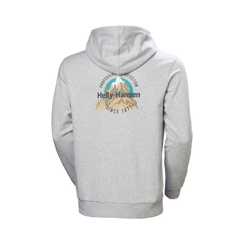 Pulóver Helly Hansen CORE GRAPHIC Grey Melange