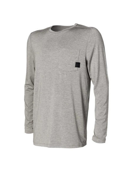 T-Shirt Saxx SLEEPWALKER POCKET TEE Dark Grey Heat