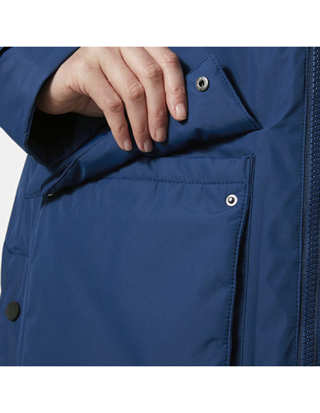 Dlouhá bunda s kapucí Helly Hansen MAUD PARKA Ocean
