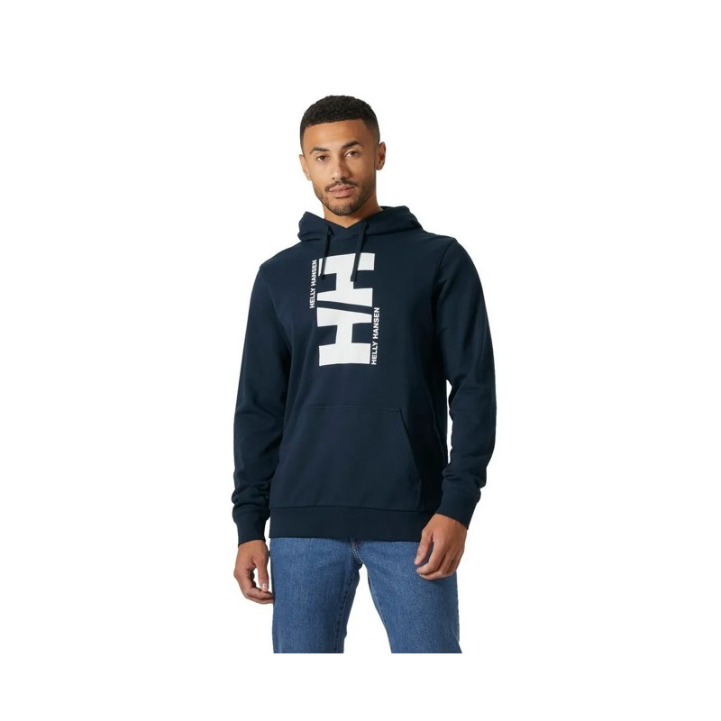 Pulóver Helly Hansen CORE GRAPHIC HOODIE Navy