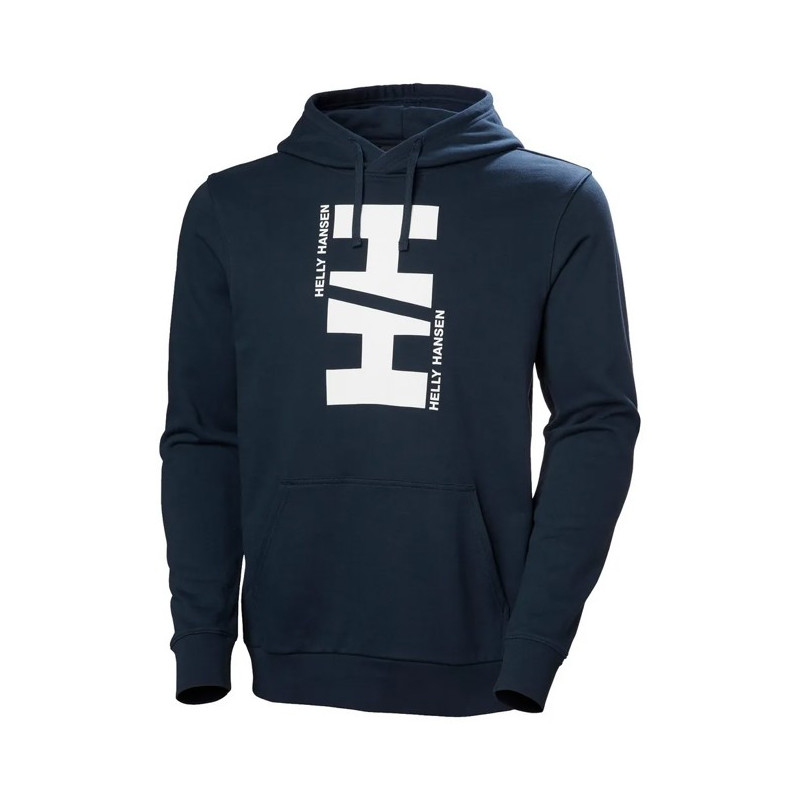 Sudadera Helly Hansen CORE GRAPHIC HOODIE Navy