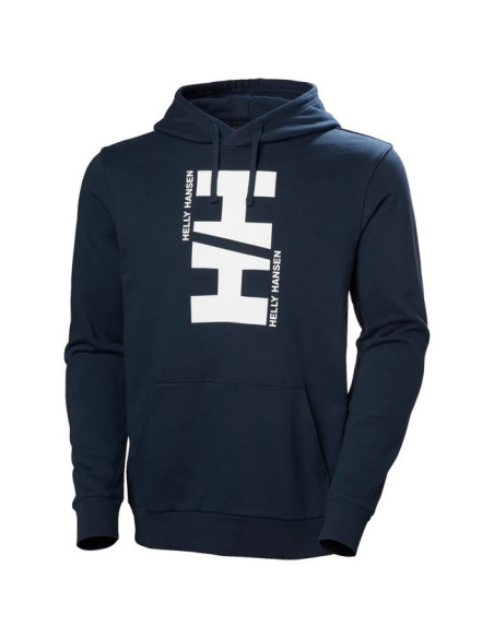 College Helly Hansen CORE GRAPHIC HOODIE Navy