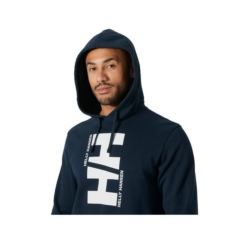 College Helly Hansen CORE GRAPHIC HOODIE Navy