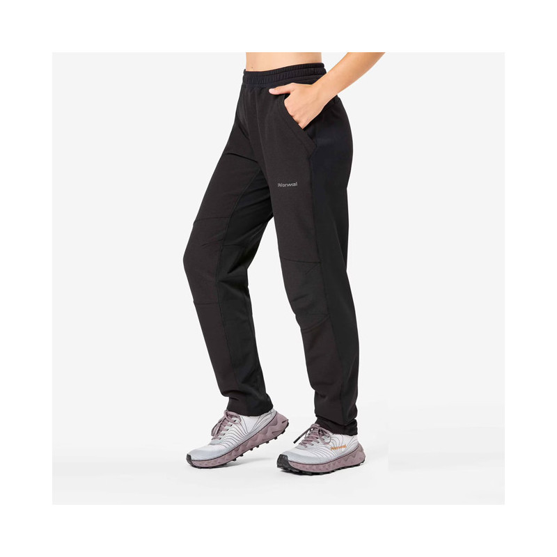 Spodnie Nnormal WOMEN'S ACTIVE WARM Svart-Black