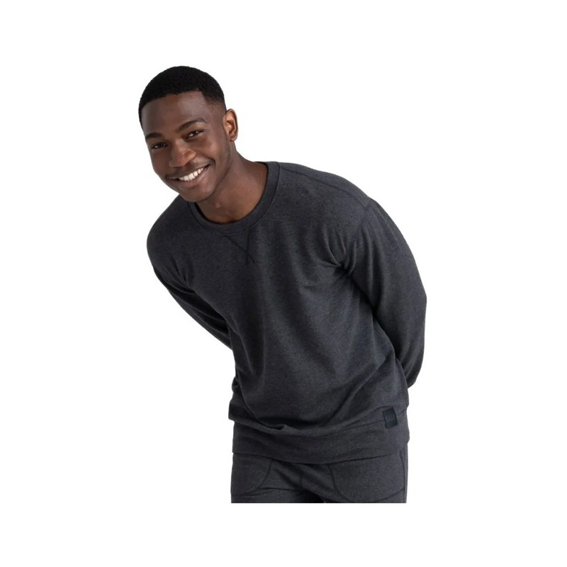 Tričko Saxx FIVE LS CREW Black Heather