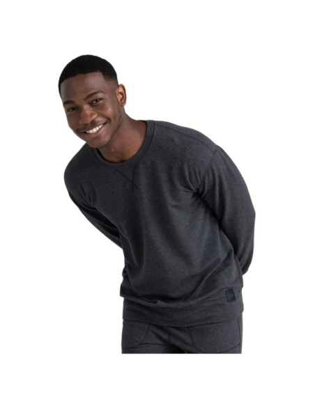 Marškinėliai Saxx FIVE LS CREW Black Heather