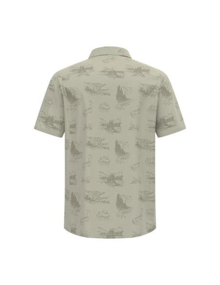 Camisa Odlo Essentials SS Print Hiking Shirt