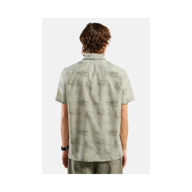 Camisa Odlo Essentials SS Print Hiking Shirt