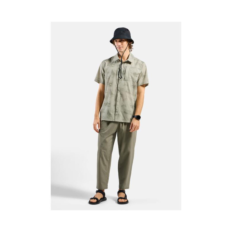 Camisa Odlo Essentials SS Print Hiking Shirt