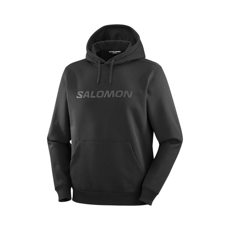 Pulóver Salomon HOODIE M Deep Black/