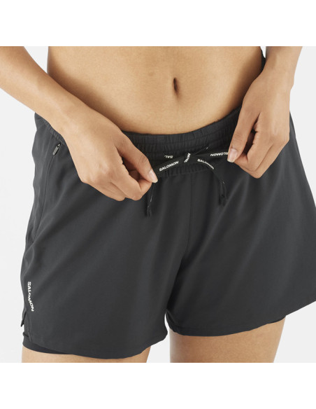 Byxor Salomon SHKOUT CORE 2IN1 SHTS 4 W Deep Black/