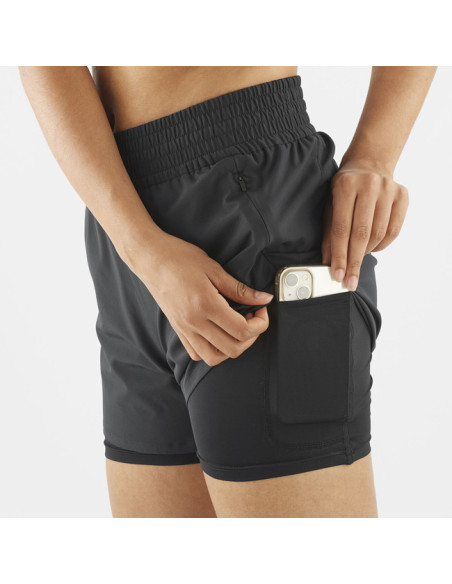 Byxor Salomon SHKOUT CORE 2IN1 SHTS 4 W Deep Black/