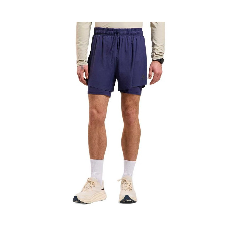 Broek Odlo 2-IN-1 ZEROWEIGHT 5 INCH Eclipse