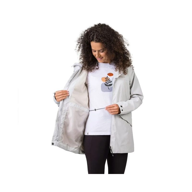 Dlouhá bunda s kapucí Hannah ZAFRINA II DAWN BLUE