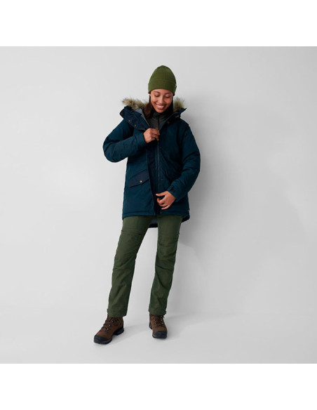 Anorakki Fjällräven Singi Down jkt W Dark Navy