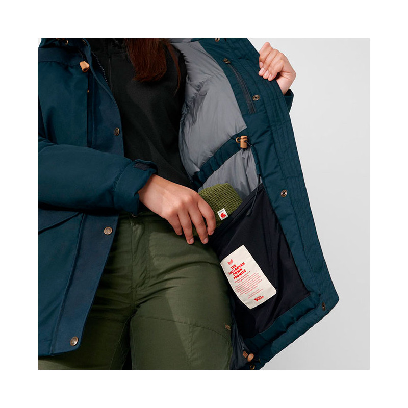 Parka Fjällräven Singi Down jkt W Dark Navy