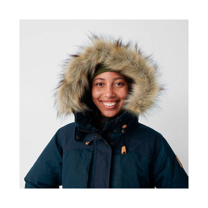 Anorakki Fjällräven Singi Down jkt W Dark Navy