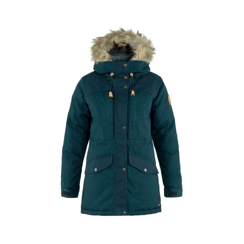 Anorakki Fjällräven Singi Down jkt W Dark Navy