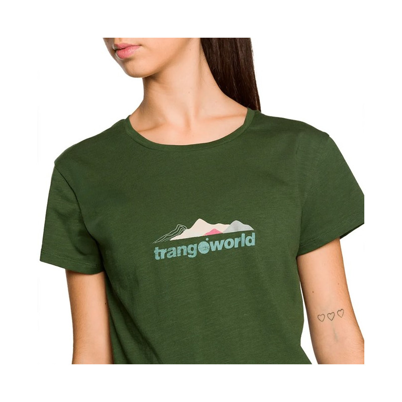 Póló Trangoworld ALBACOA Verde Oscuro