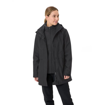 Anorakki Vaude IDRIS 3IN1 PARKA IV Black