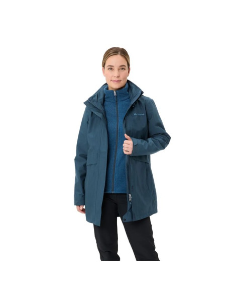 Anorakki Vaude IDRIS 3IN1 PARKA IV Dark Sea