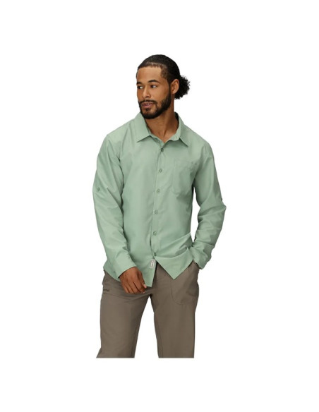 Tričko Marmot AIREXCHANGE SOLARSHIELD LS SHIRT Agate G