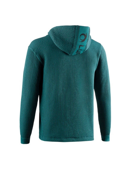 Pulóver Lurbel WAVE HOODIE Verde Botella/Negro