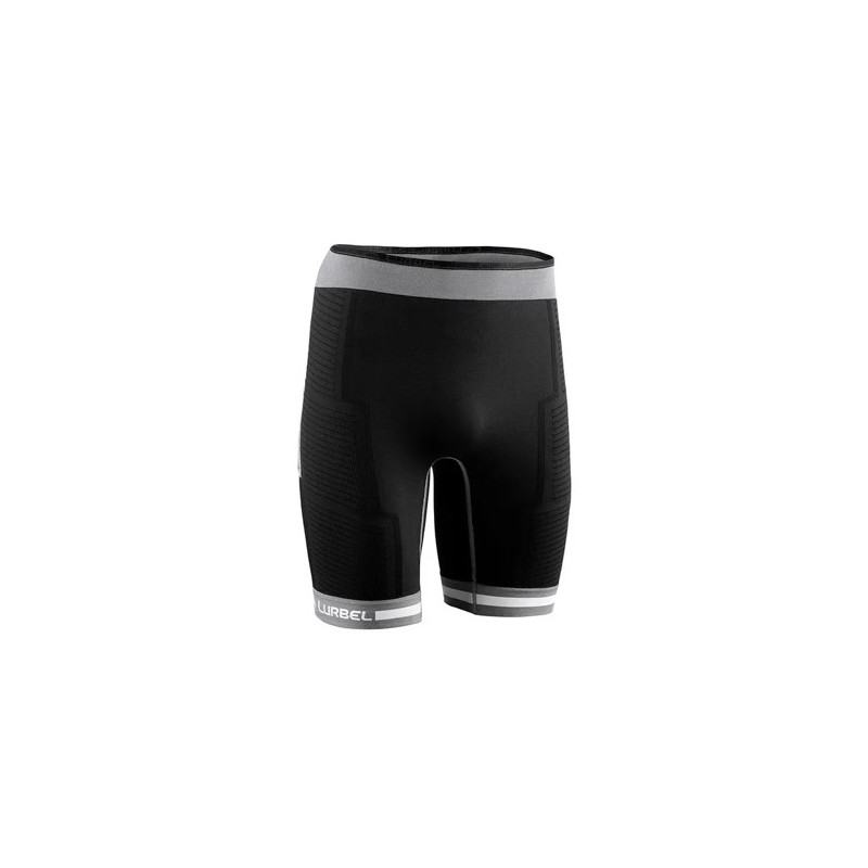 Nohavice Lurbel SPIRIT FLUX SHORTS Negro/Gris Hielo
