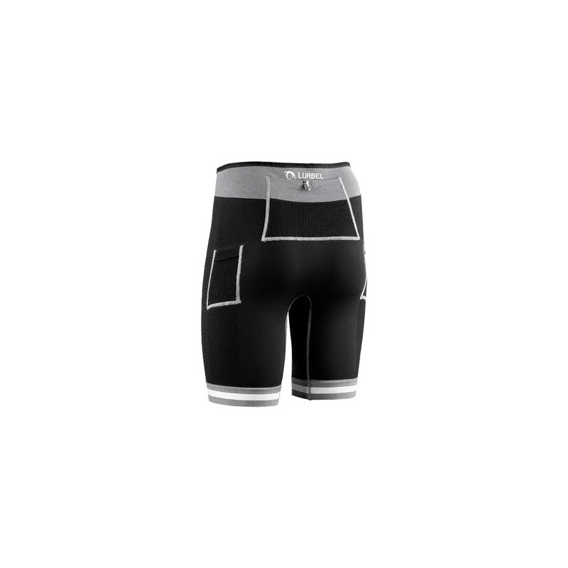 Broek Lurbel SPIRIT FLUX SHORTS Negro/Gris Hielo