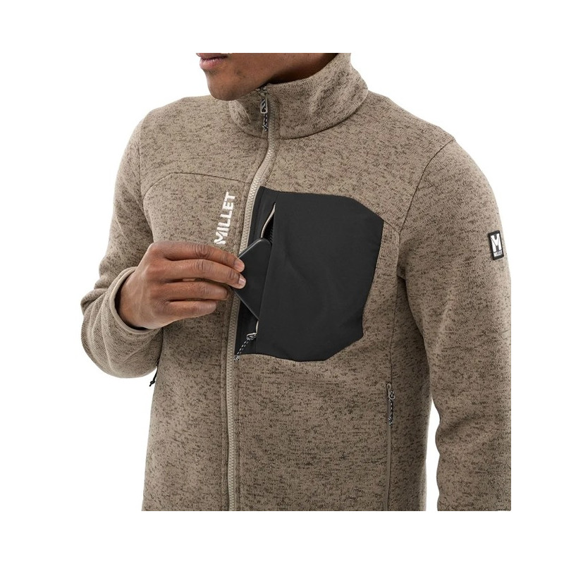 Polarfleece Millet CHAMONIX KNIT JKT M Dorite