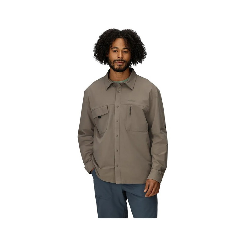 Camicia Marmot AIREXCHANGE SOLARSHIELD OVERSHIRT Clayst