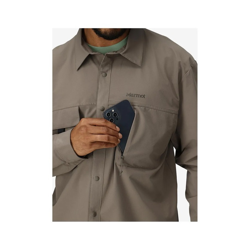 Košile Marmot AIREXCHANGE SOLARSHIELD OVERSHIRT Clayst