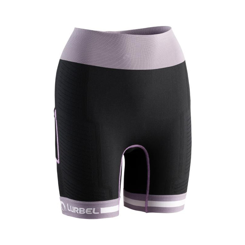 Calças Lurbel SPIRIT FLUX SHORTS W Negro/Lavanda