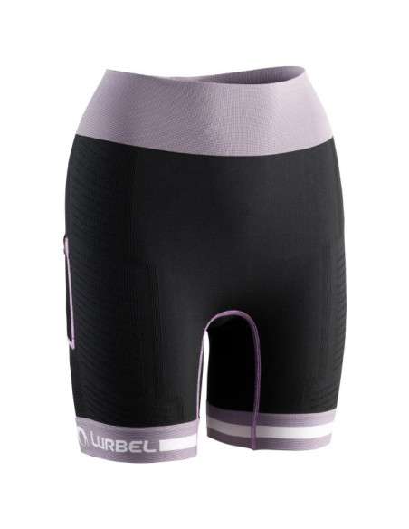 Pants Lurbel SPIRIT FLUX SHORTS W Negro/Lavanda
