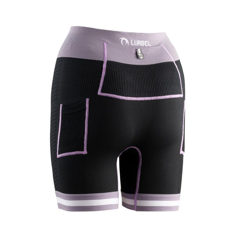 Pantalon Lurbel SPIRIT FLUX SHORTS W Negro/Lavanda