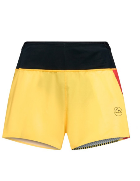 Housut La Sportiva FLOW 3" M Black/Yellow