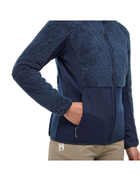 Polarfleece Millet CHAMONIX HIGHLOFT HOODIEW Saphir