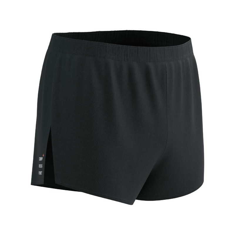 Pants Compressport RACING SPLIT SHORT M Black