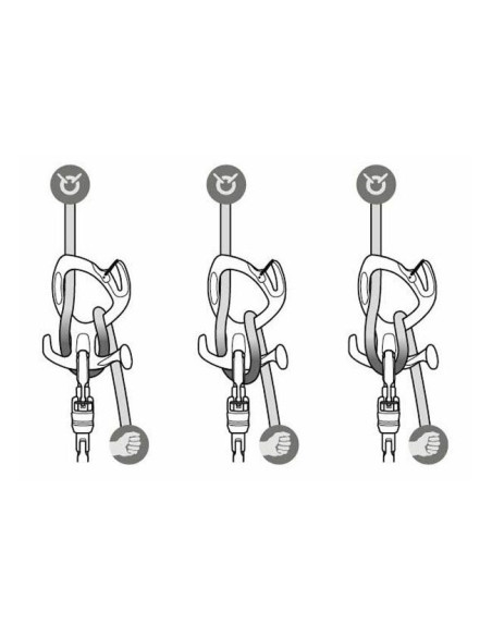 Spuščalec Petzl Pirana Guide Descender