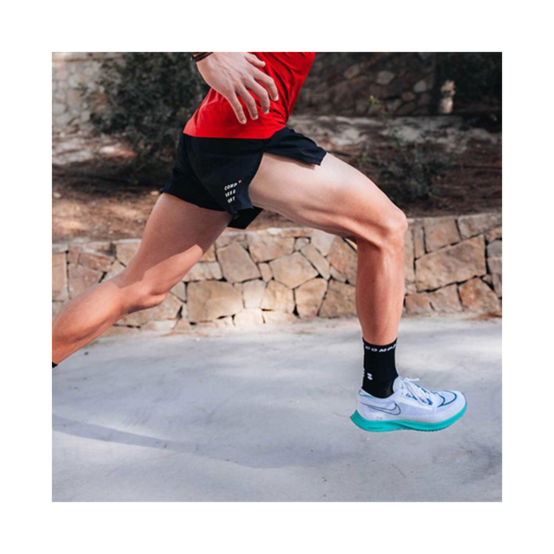 Hlače Compressport RACING SPLIT SHORT M Black