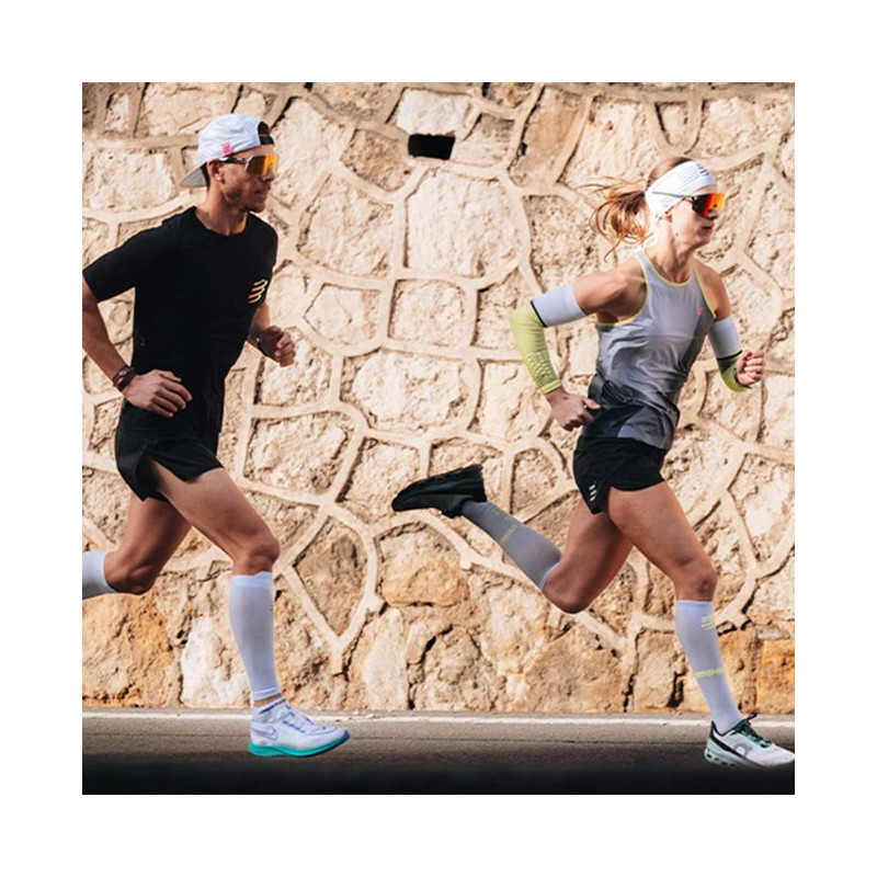 Byxor Compressport RACING SPLIT SHORT M Black