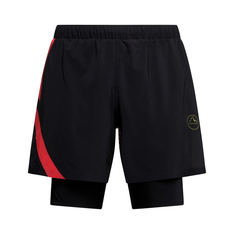 Pantalone La Sportiva FLOW 5" M Black/Yellow