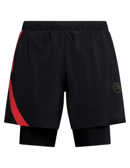 Nadrág La Sportiva FLOW 5" M Black/Yellow