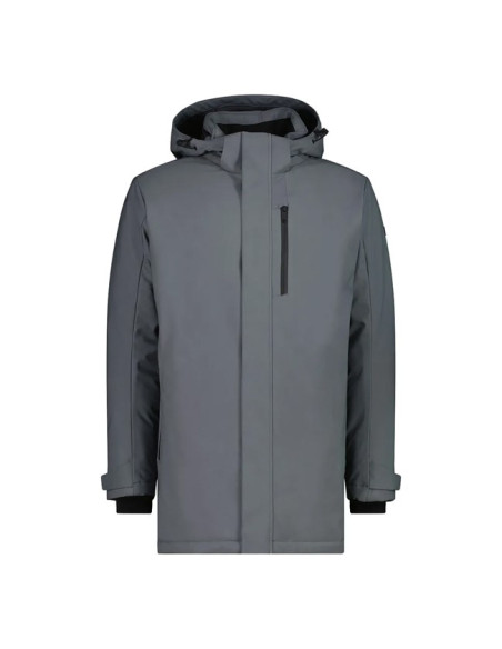 Dlouhá bunda s kapucí Cmp SNAPS HOOD Grey